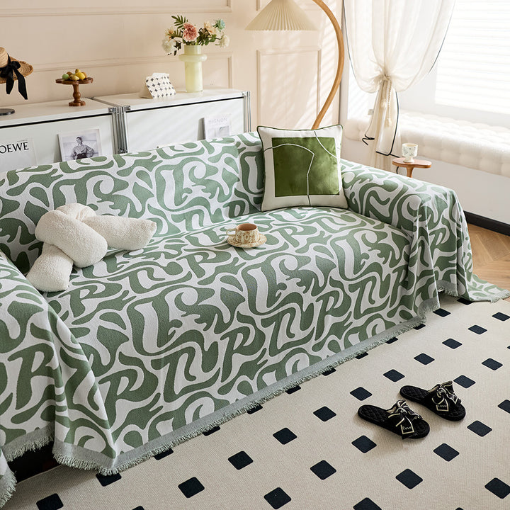 Artistic Patterned Sofa Throw Blanket