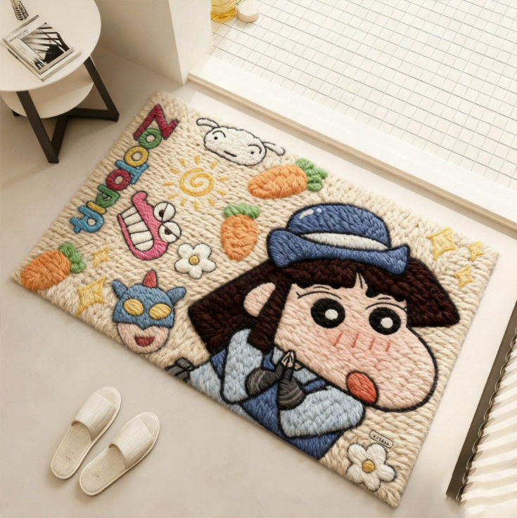 Cartoon Themed Home Mat for Interiors