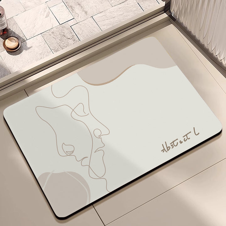 Stylish Modern Bathroom Mat Kalsten