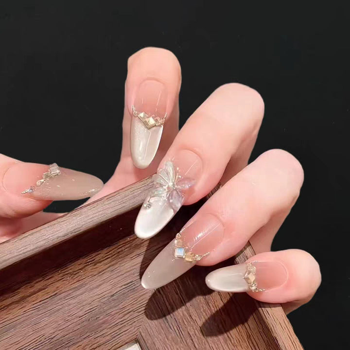 Decorative Character-Themed Press-On Nails with 3D Elements Kalsten