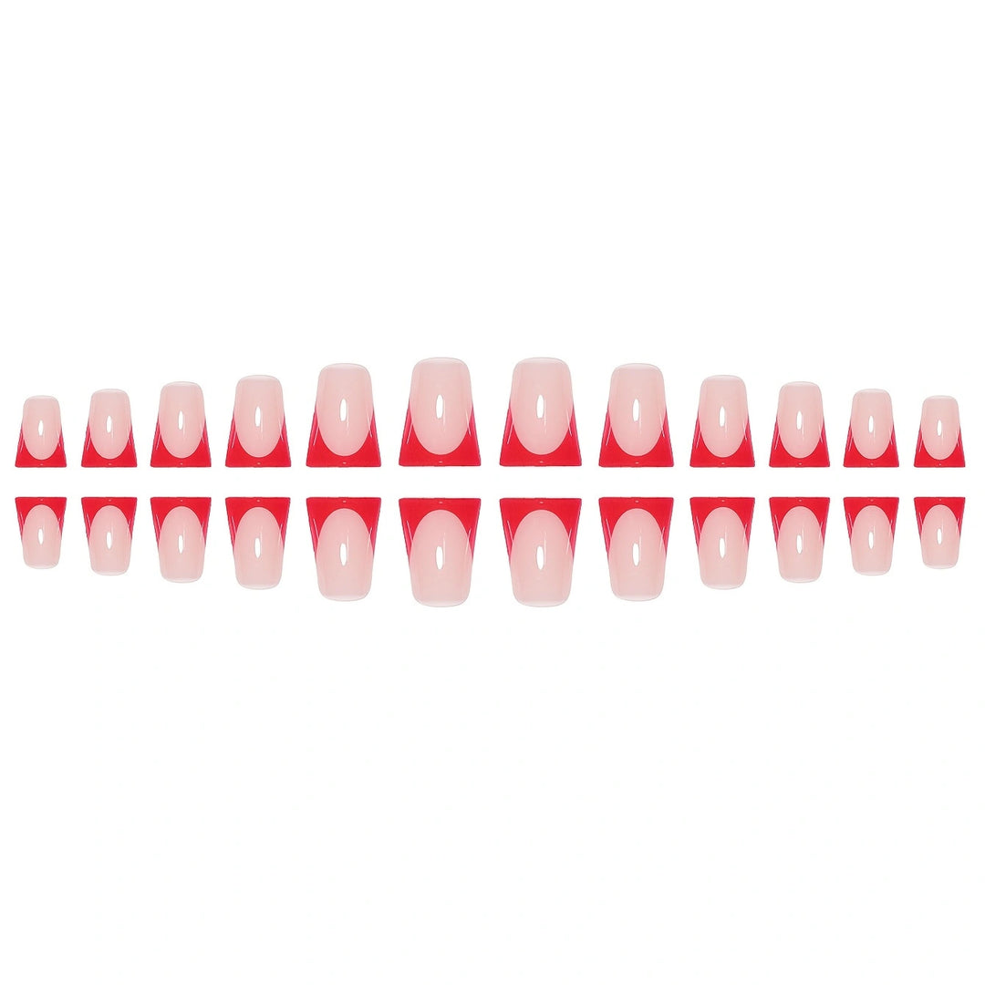 Glossy Square Tip Press-On Nails Kalsten