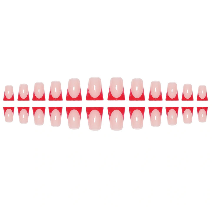 Glossy Square Tip Press-On Nails Kalsten
