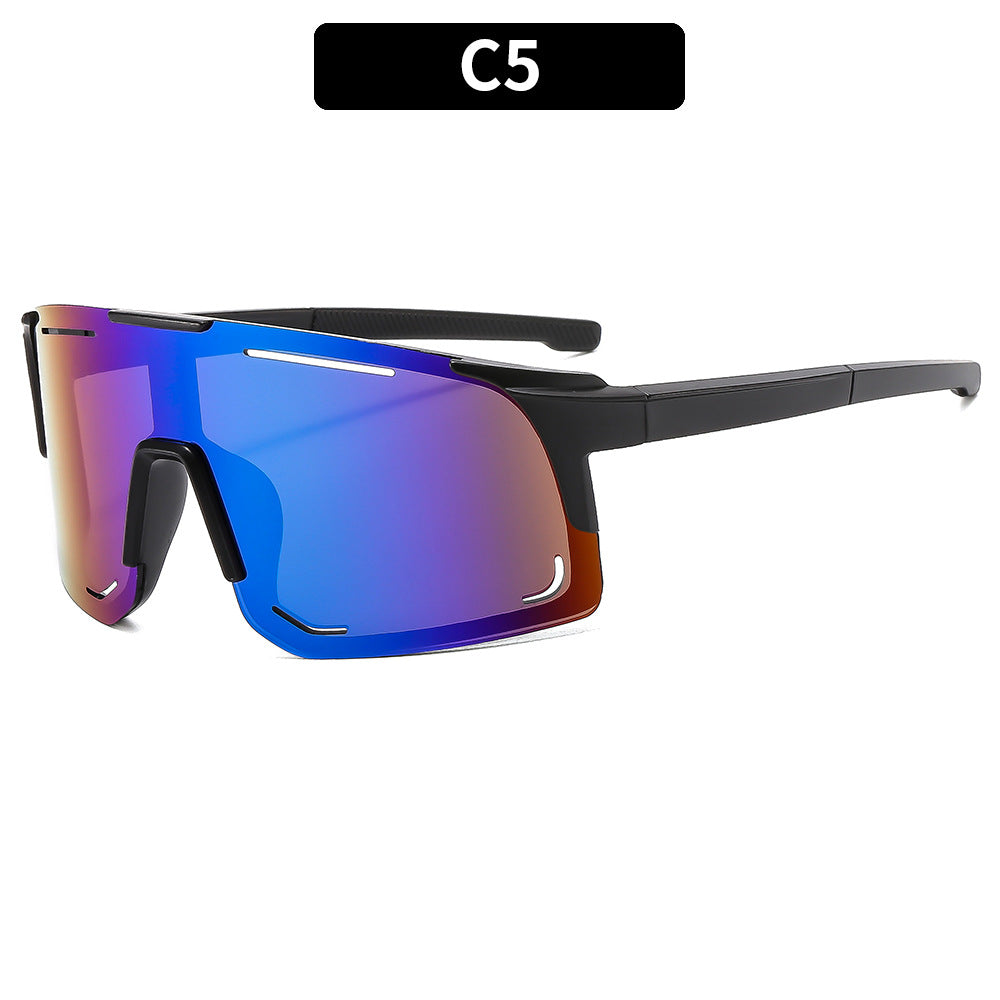 Futuristic Sport Shield Sunglasses