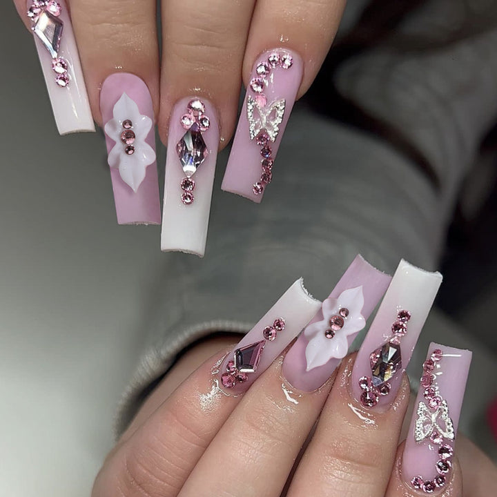 Decorative Press-On Nail Art Extensions Kalsten