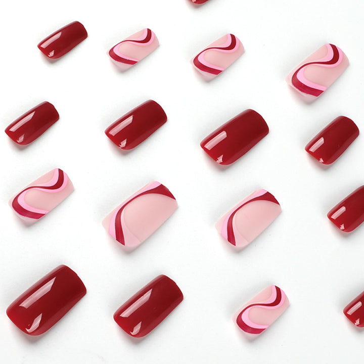 Artistic acrylic nails with elegant color gradients and glitter Kalsten