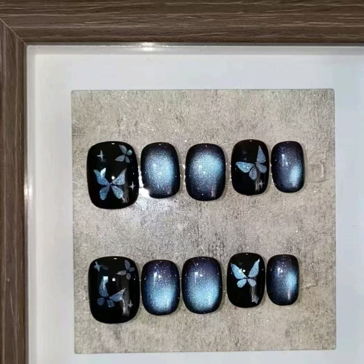 Floral Design Press-On Nails Kalsten
