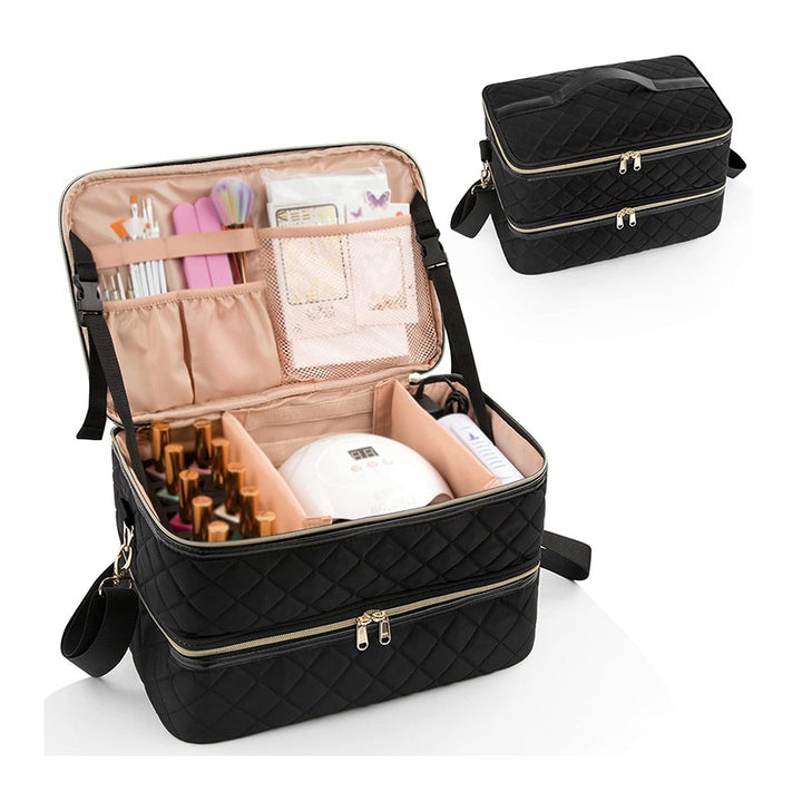 Cosmetic Organizer Bag with Multi-functional Compartment Division Kalsten