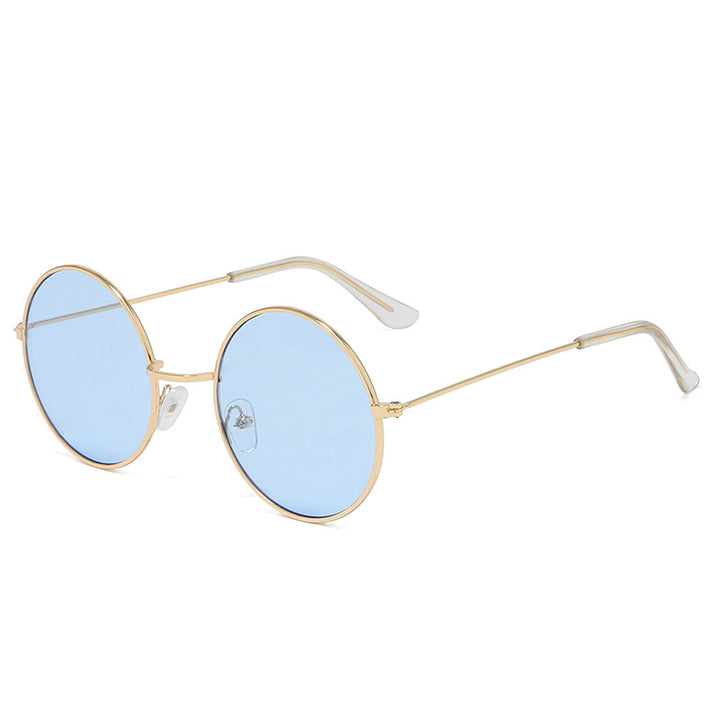 Contemporary Round Frame Sunglasses