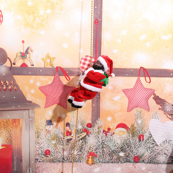 Decorative Santa Claus with ladder Kalsten