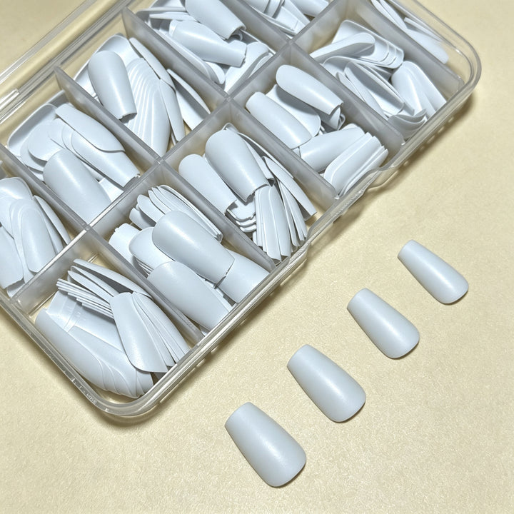Premium White Press-On Nail Tips Kalsten
