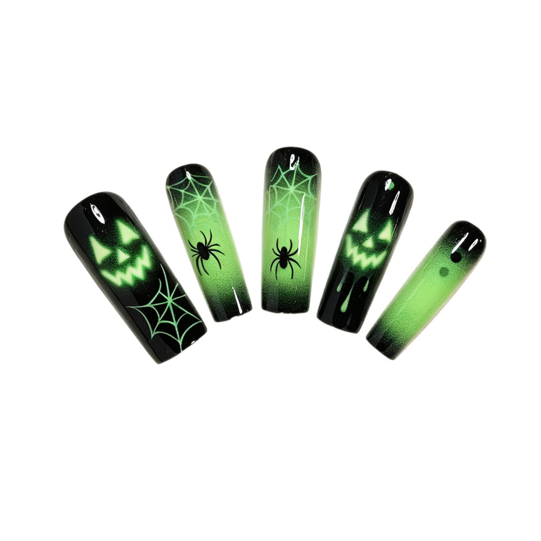 Halloween Themed Glow-in-the-Dark Nail Art Set Kalsten