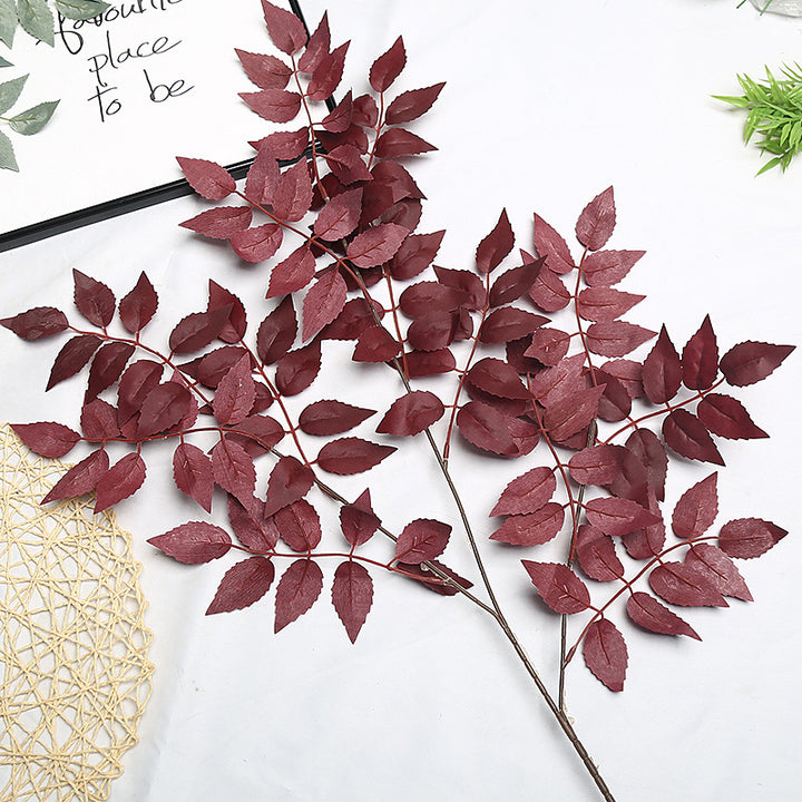 Elegant Faux Leaf Stem Arrangement