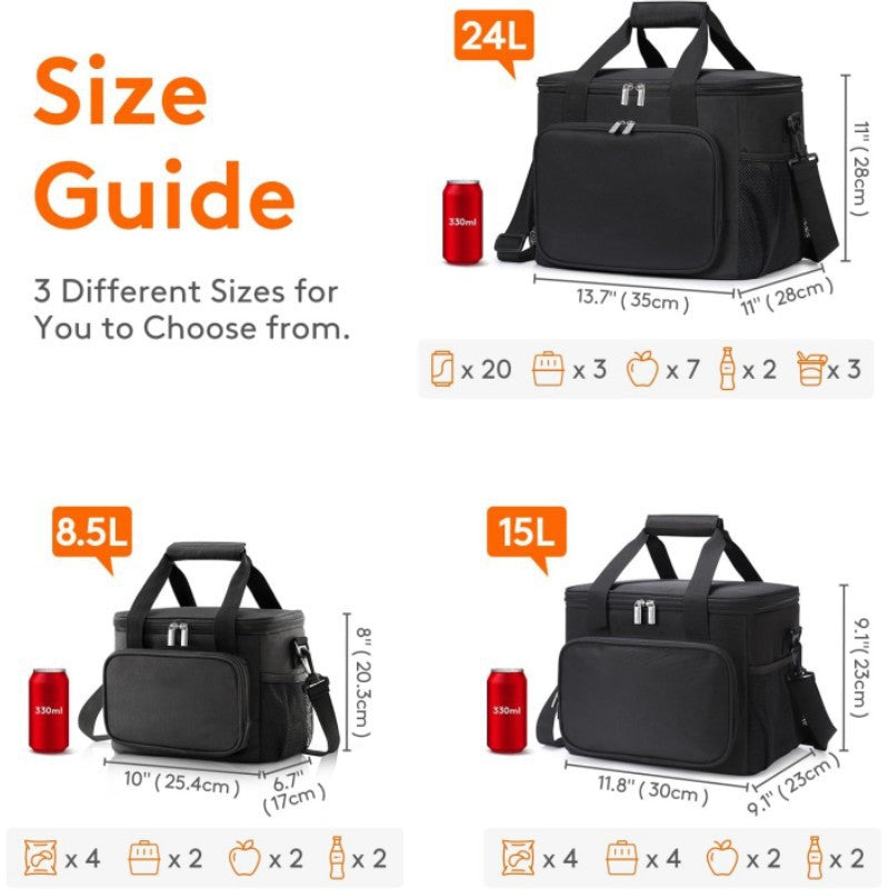 Insulated tote bag with versatile compartments Kalsten