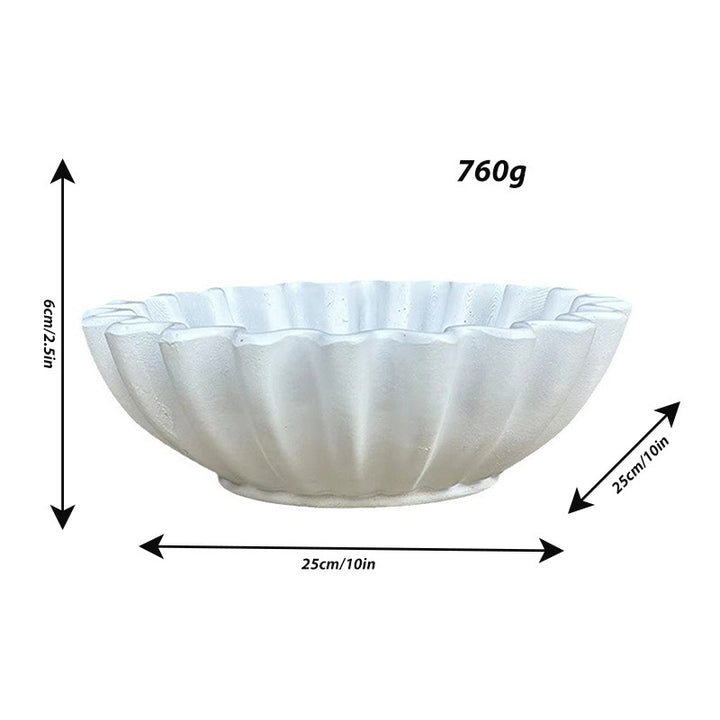 Decorative serving bowl with wave design Kalsten