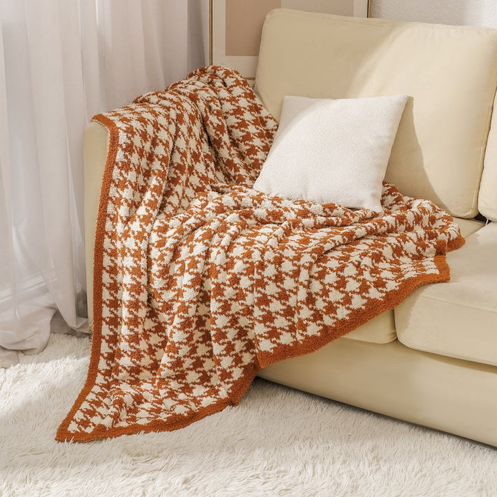 Cozy Knitted Throw Blanket Kalsten
