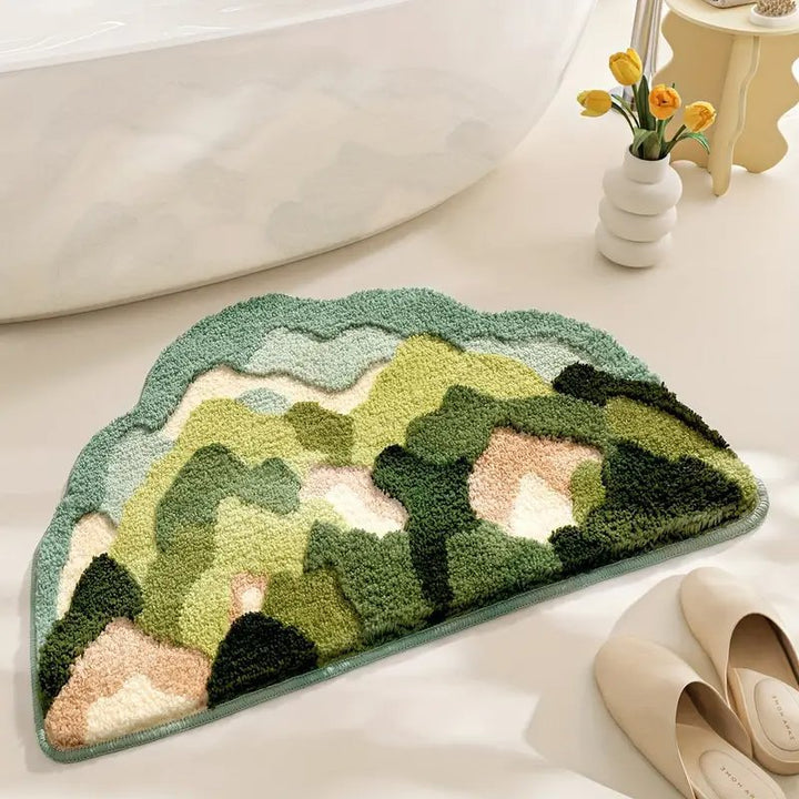 Alien Skateboard Themed Area Rug