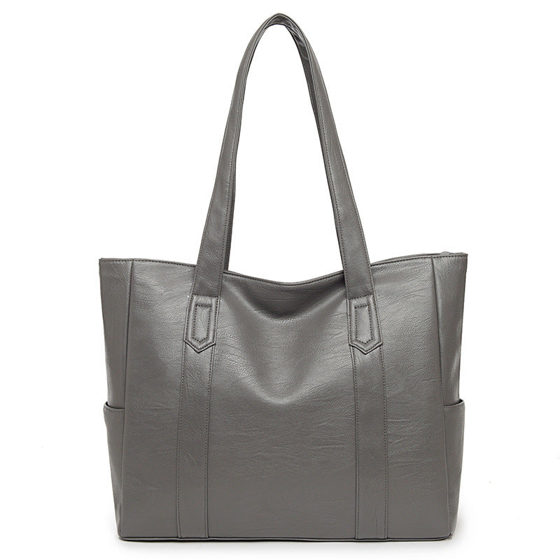 Stylish and Spacious Leather Bag Kalsten