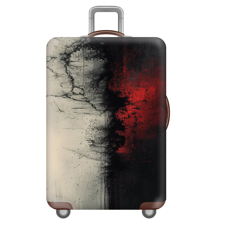 Men's hard-shell suitcase with unique skull design Kalsten