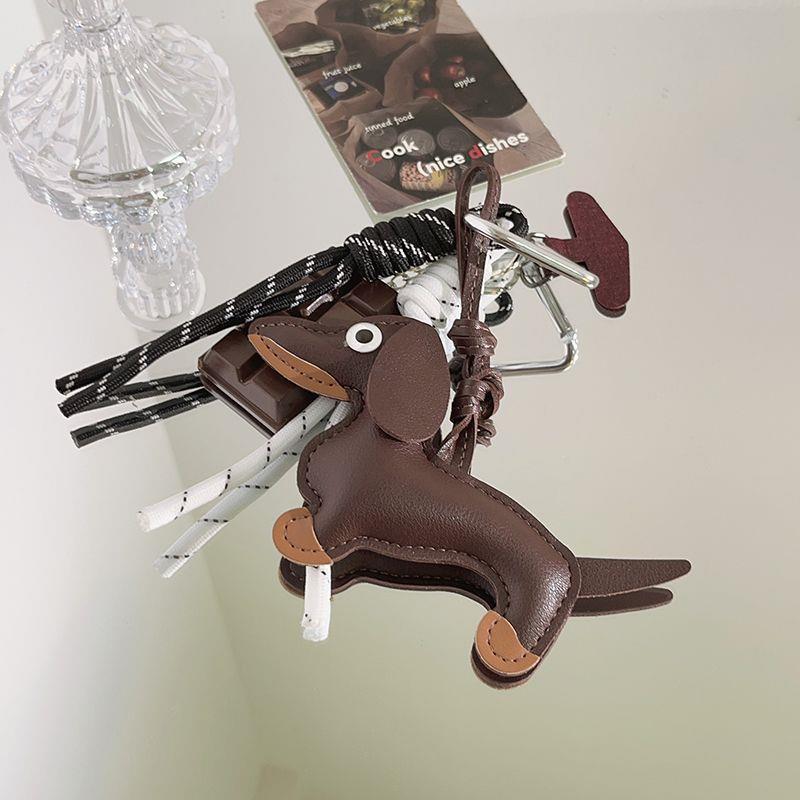 Dog-Shaped Charm Keychain Kalsten