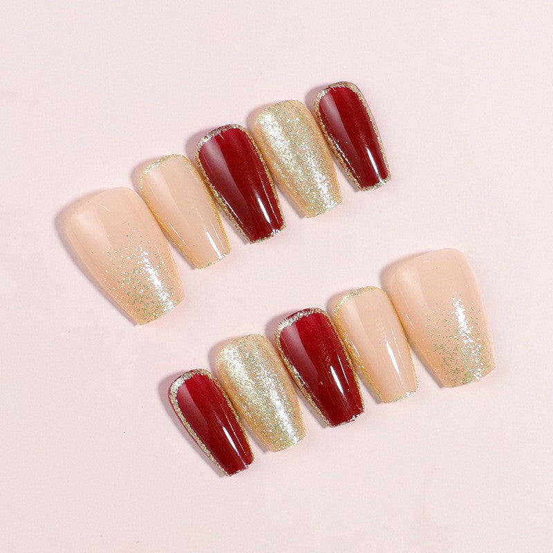 Elegant Press-On Nail Art Showcase Kalsten
