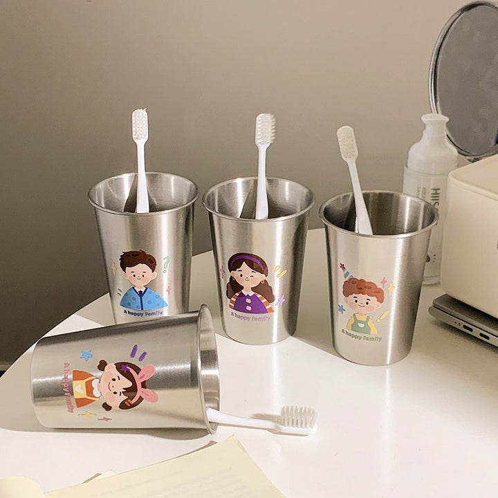 Stainless Steel Toothbrush Holder with Creative Children's Design Kalsten