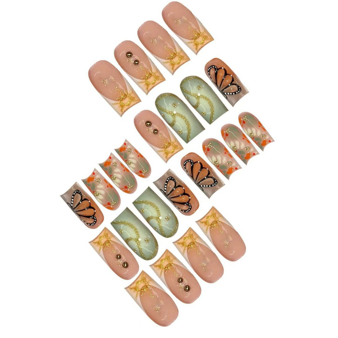 Artistic Acrylic Nail Design Kalsten