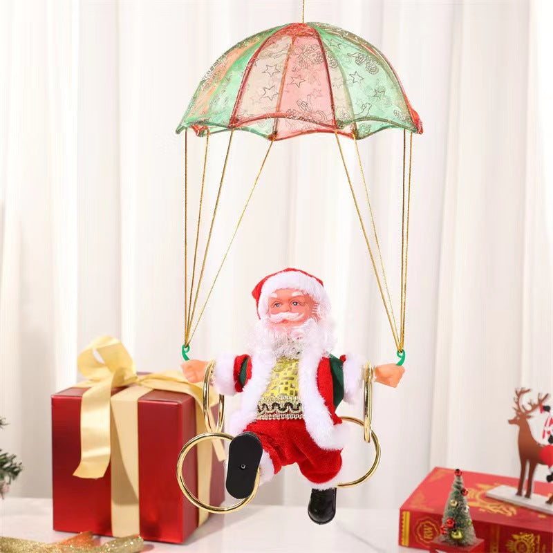 Santa Claus decoration figure with parachute Kalsten