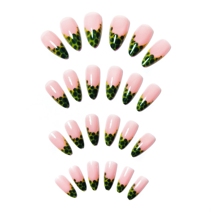 Artificial nails with Creative Leaf Design Kalsten