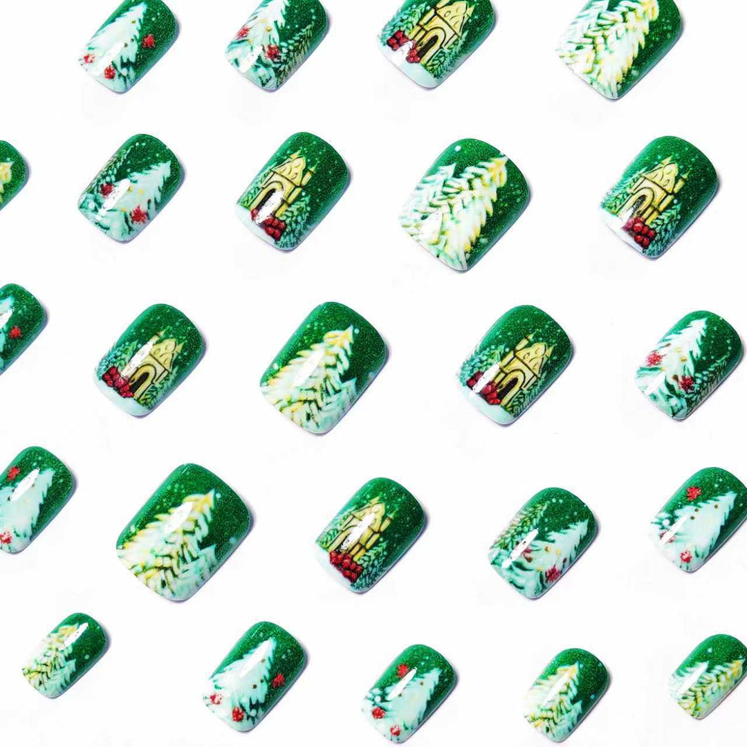 Artificial nails with Christmas design Kalsten