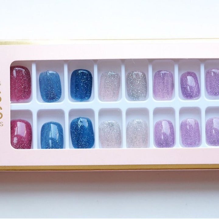 Glittery Press-On Nail Collection Kalsten