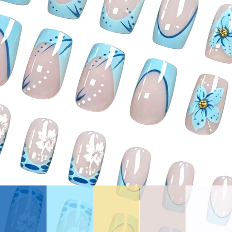 Decorative Floral Nail Art Extensions Kalsten 1789915778