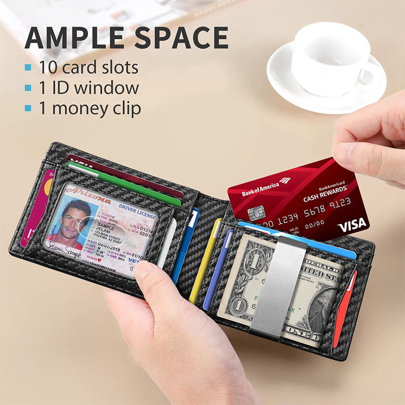 Carbon Fiber Slim Wallet Kalsten
