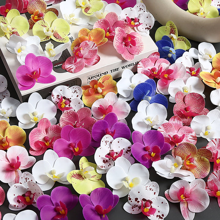 Artificial Orchid Flower Accents for Home Decor