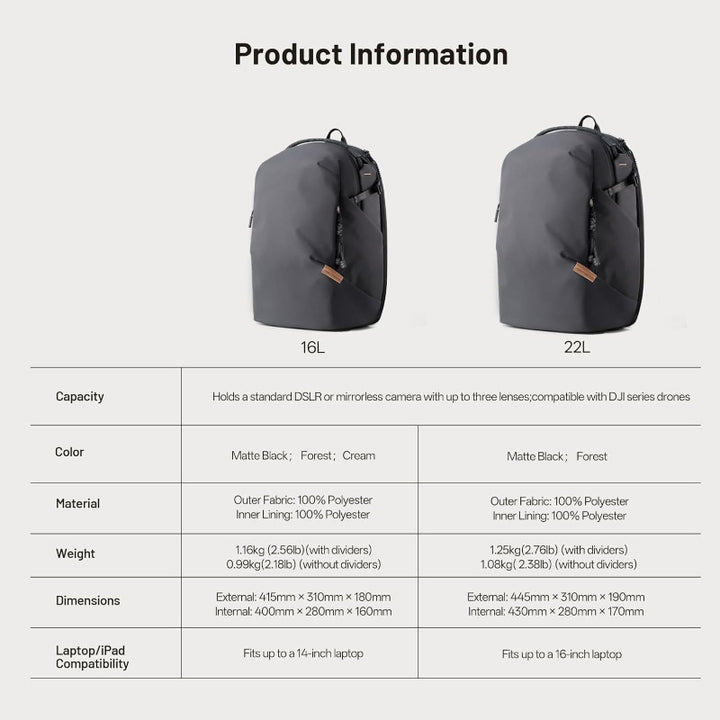 Versatile Rear-Access Camera Backpack Kalsten