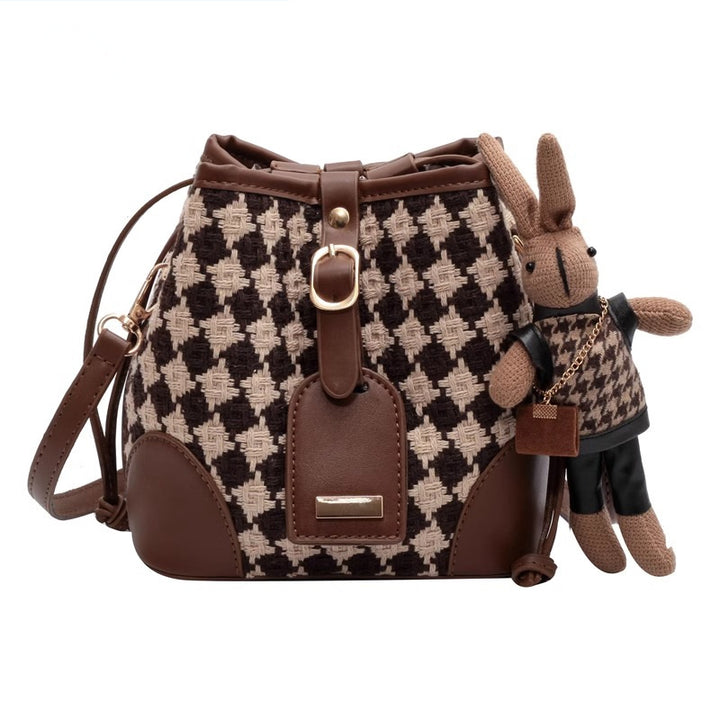 Stylish Knit Bucket Bag Kalsten