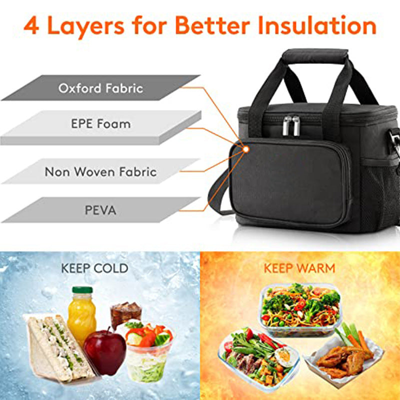Insulated cooler bag with practical front pocket Kalsten
