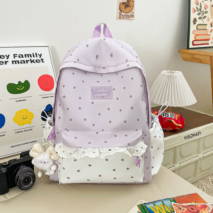 Playful Star-Patterned Backpack Kalsten