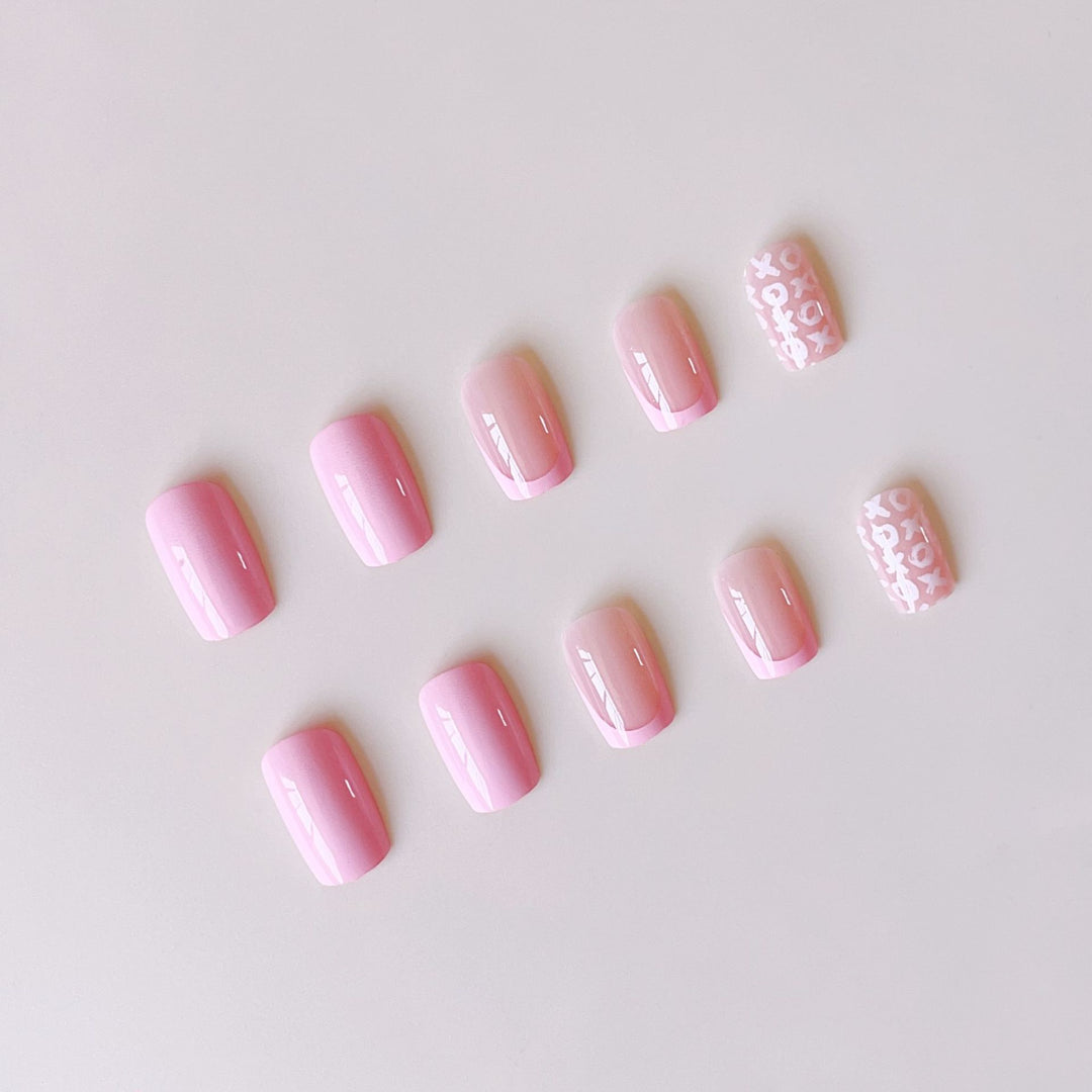 Premium Artificial Nail Set with Design Kalsten