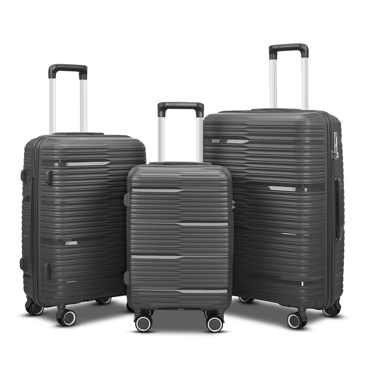 Women's Stylish Textured Hard Shell Luggage Set Kalsten