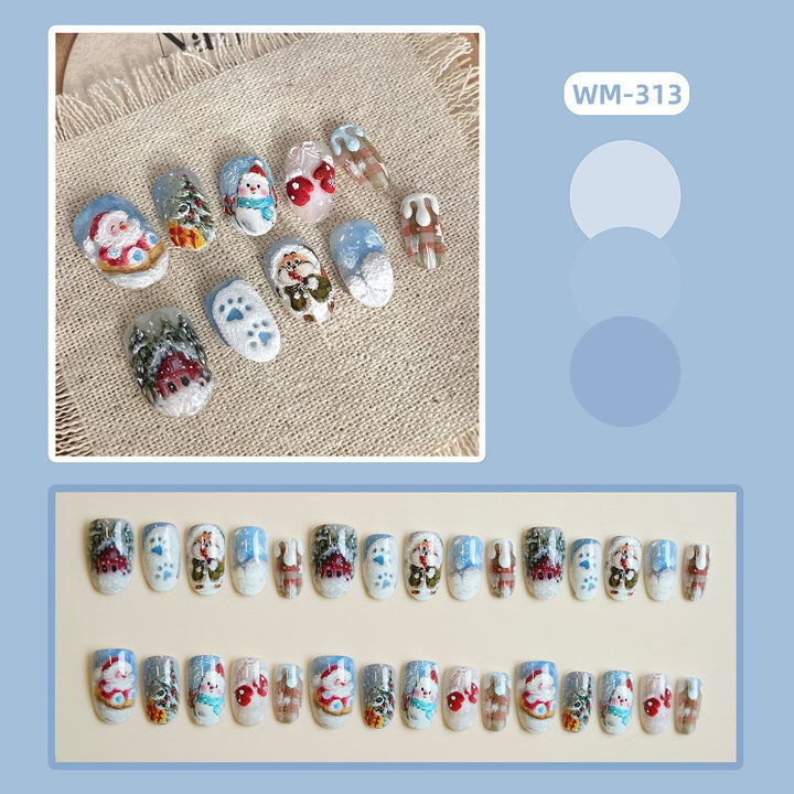 Artistic Press-On Nail Set Kalsten