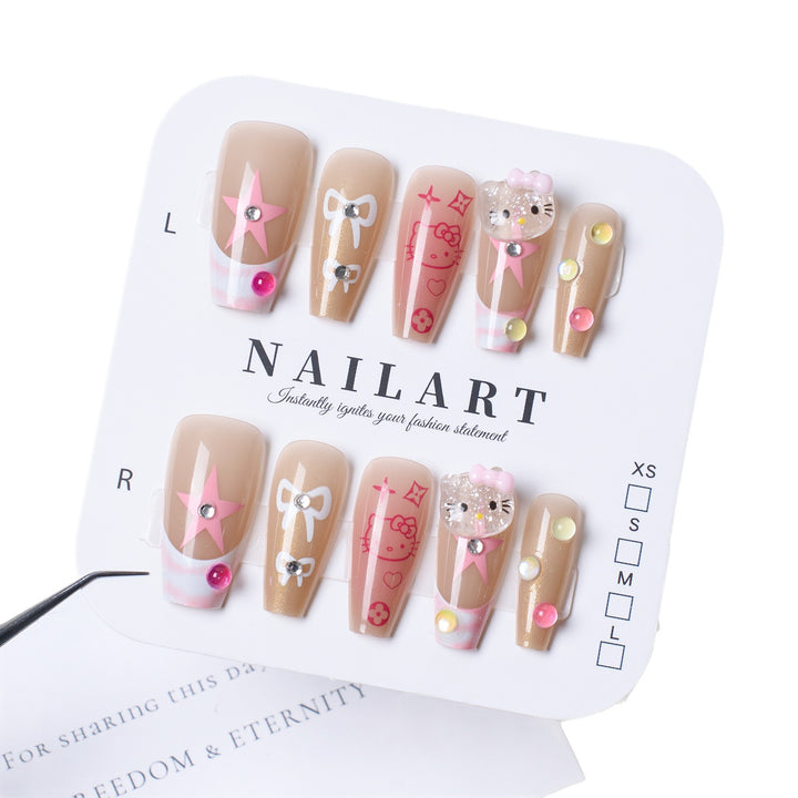 Playful Themed Press-On Nail Collection Kalsten