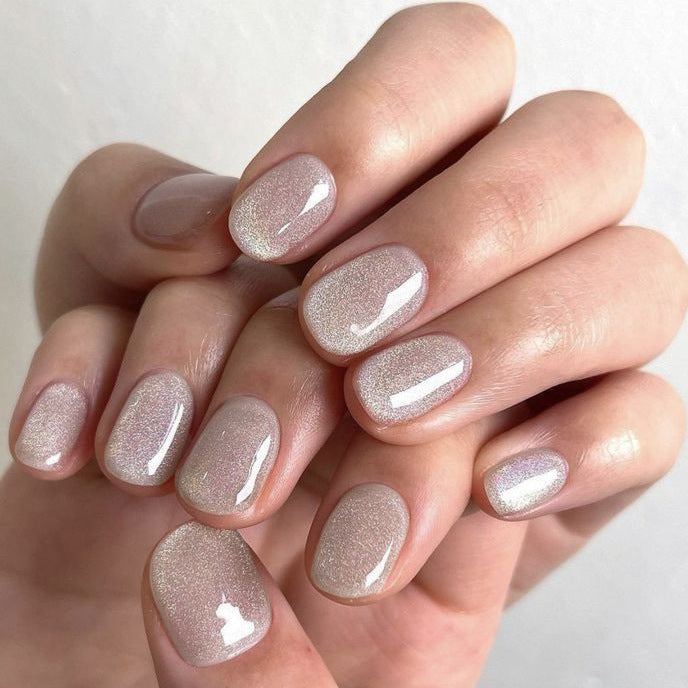 Premium Shimmer Press-On Nail Set Kalsten
