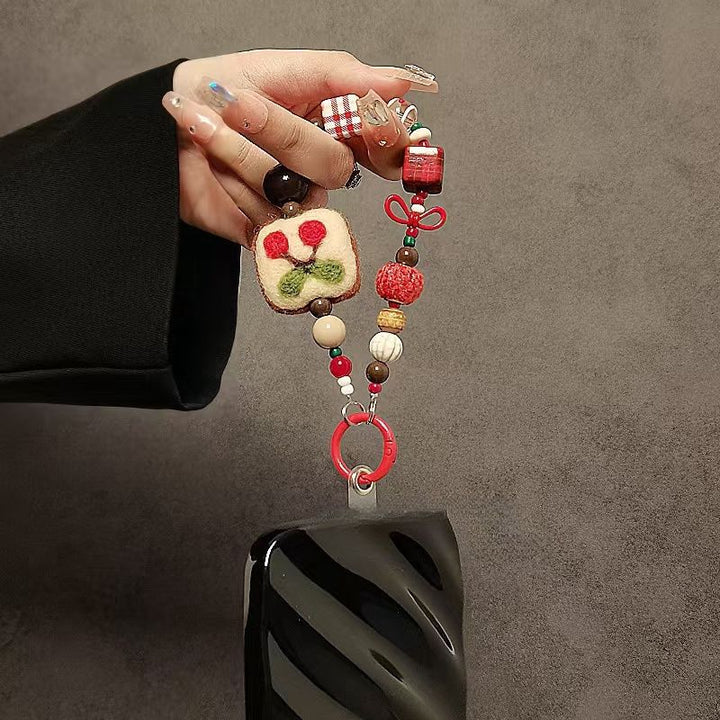 Playful Themed Beaded Keychain Kalsten