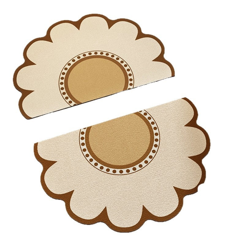 Floral Pattern Bath Mat Kalsten