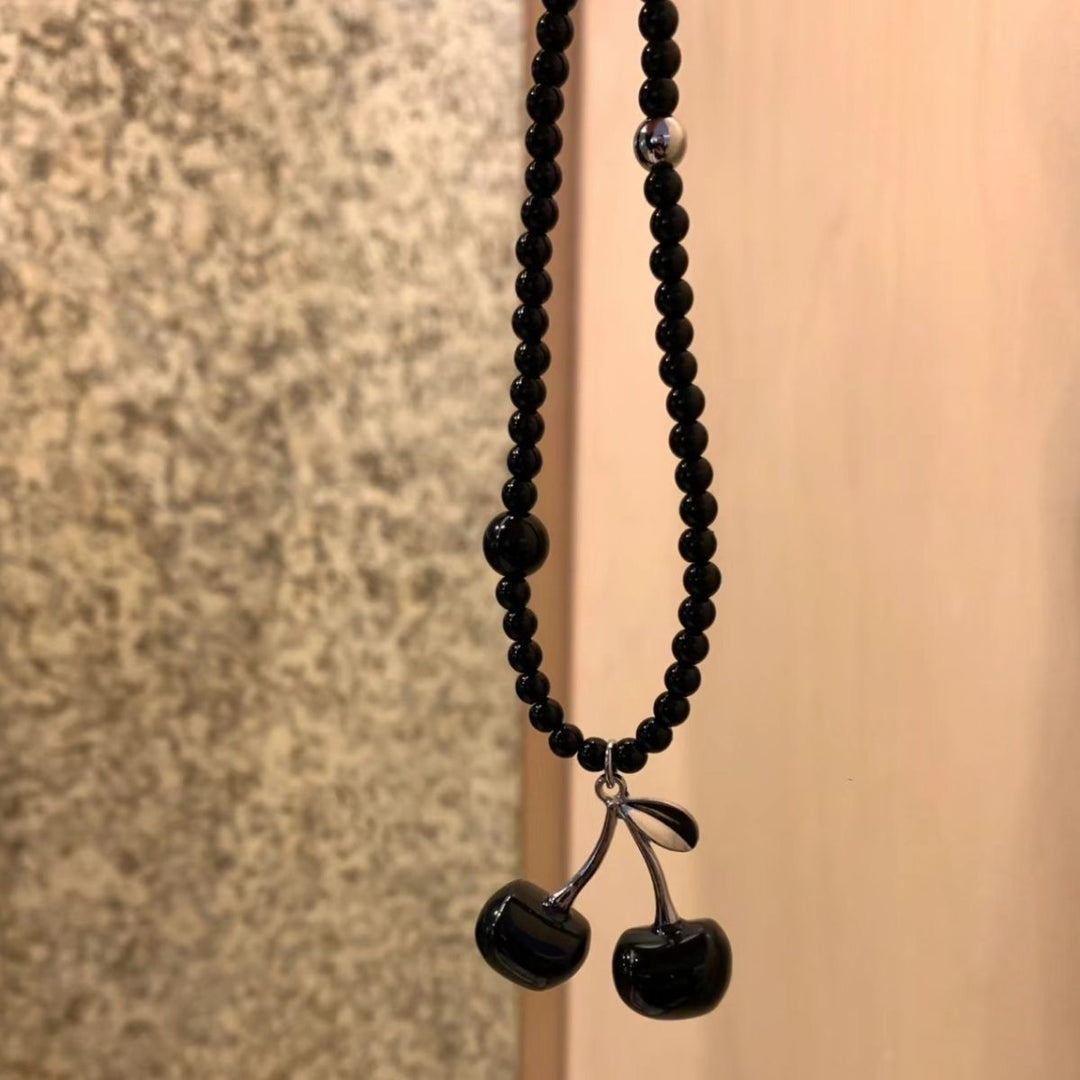 Charming Cherry Beaded Necklace Kalsten