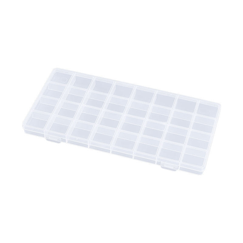 Multi-Divisional Transparent Craft Storage Box Kalsten