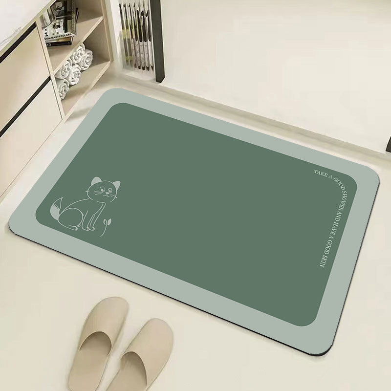Cat-Themed Non-Slip Bath Mat Kalsten
