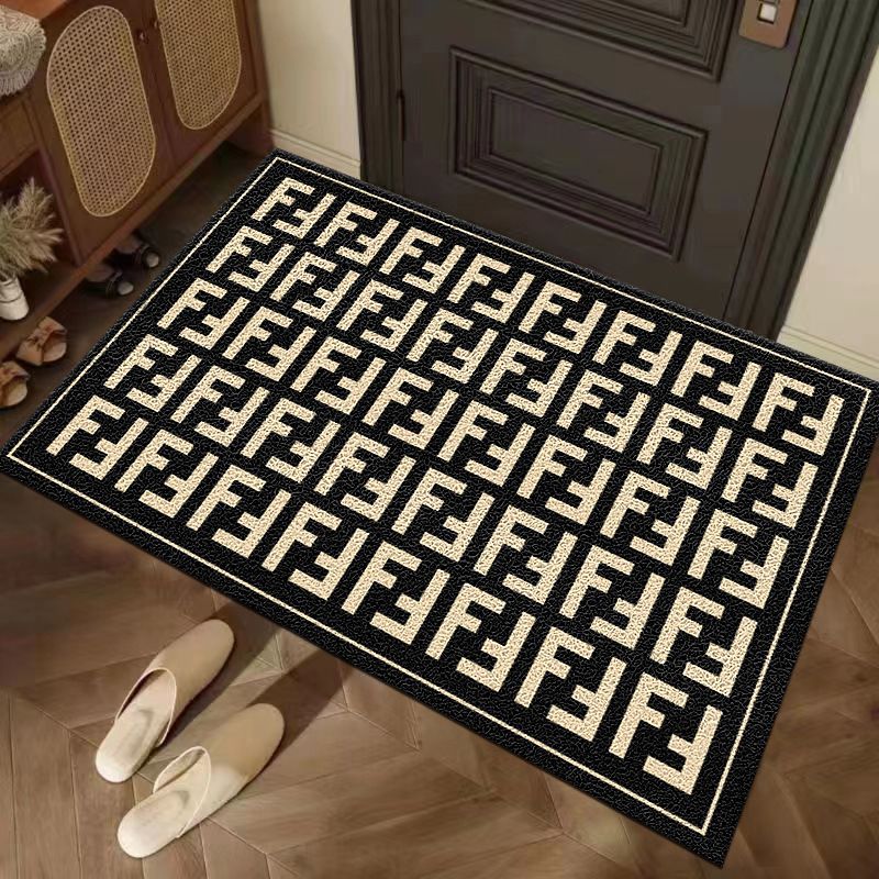 Playful Character-Themed Welcome Mat