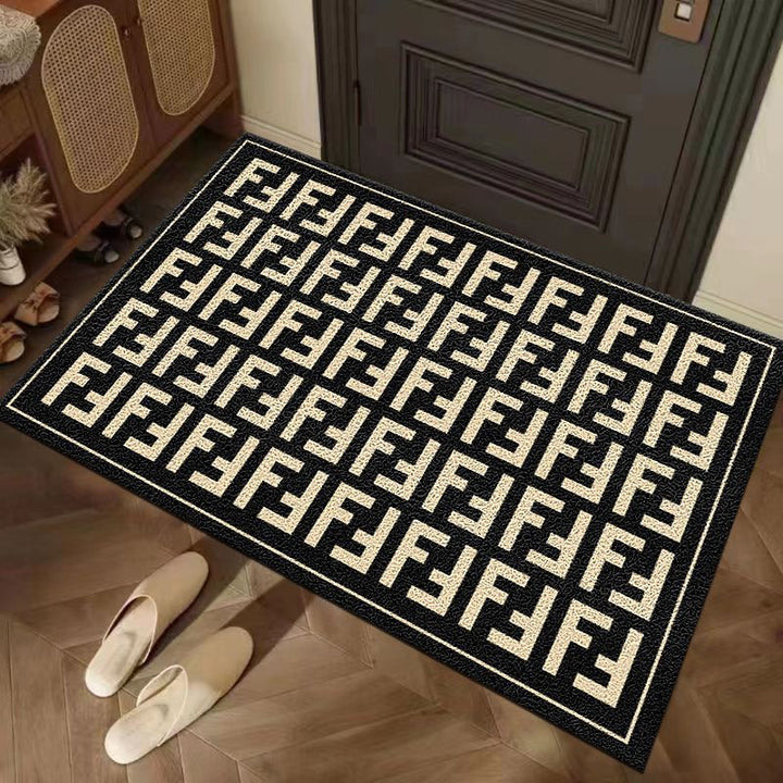 Playful Character-Themed Welcome Mat