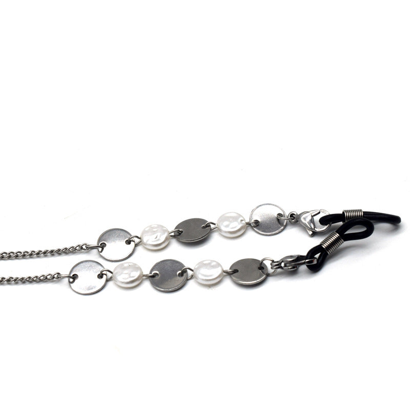Elegant Metallic Chain Eyewear Holder Kalsten